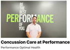 Concussion Care with Performance PT